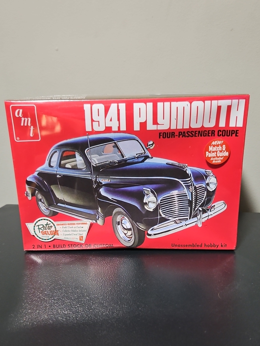 1941 Plymouth Coupe Plastic Model Kit By Amt